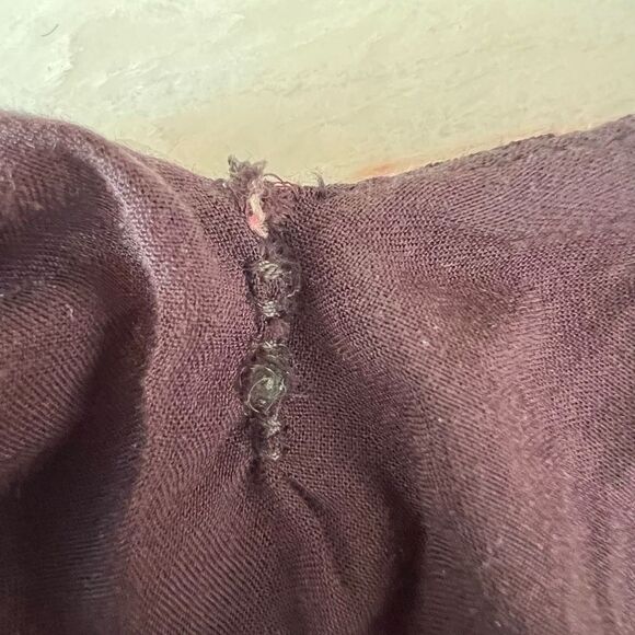 Free People Tegan Printed Long-Sleeve Mini Dress In Black Combo Size 4 - Picture 11 of 11